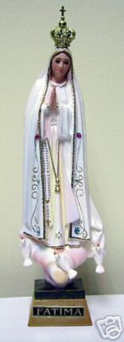 Statua madonna fatima con - statua,