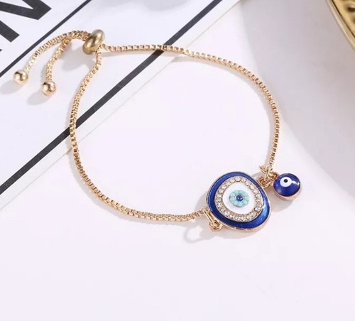 Bracciale occhio greco - , strass