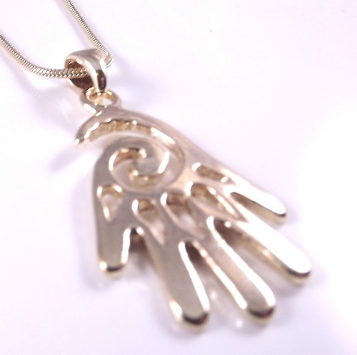 Collana hamsa judaica pendant - hamsa,