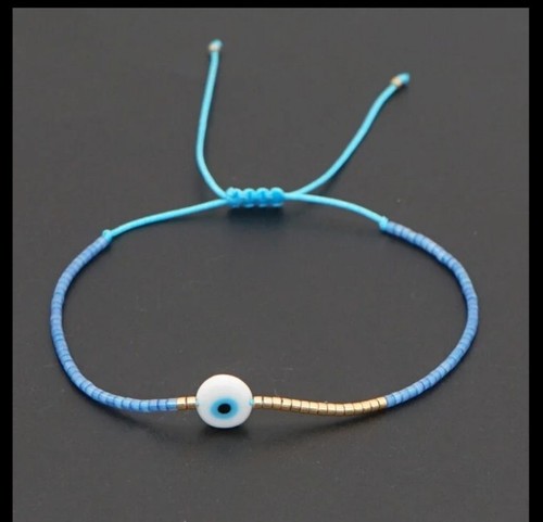 Bracciale occhio portafortuna - bracciale,