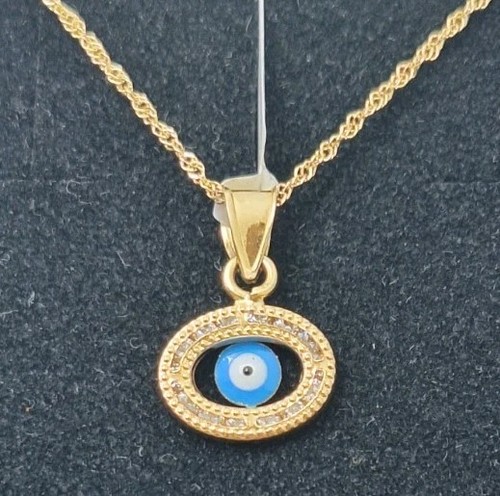 Pendente catena oro 18k 750 - e,