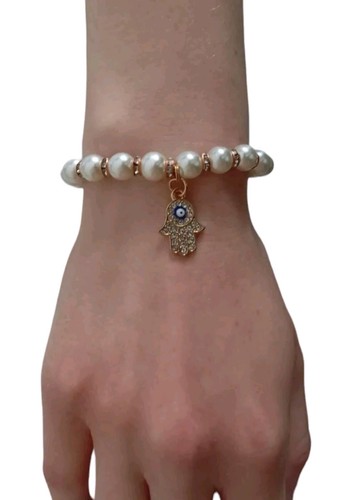 Bracciale donna perle ciondolo