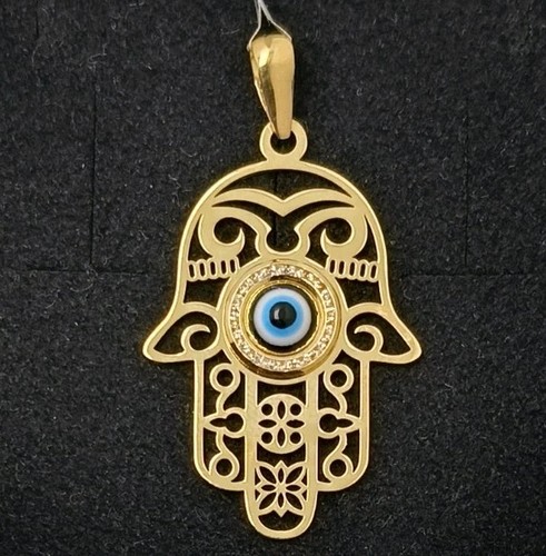 Pendente oro 18k 750 - mls., mano