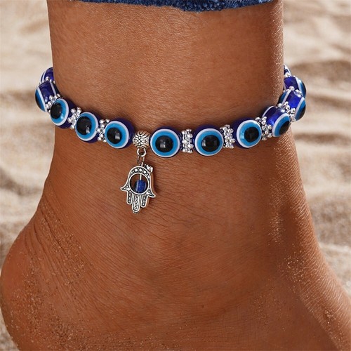 Cavigliera blu occhio di - ✨,