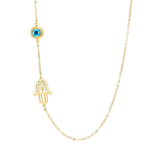 Collana hamsa mano fatima - di,