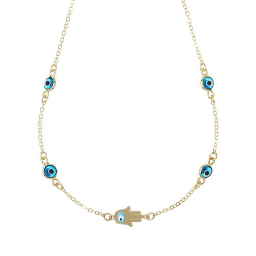 Collana mano fatima - fatima, con