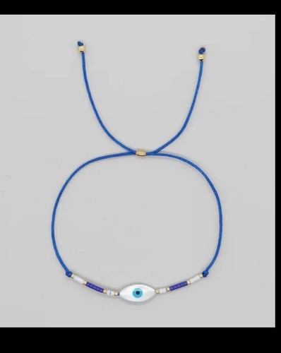 Bracciale occhio portafortuna - bracciale,