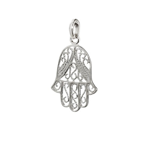 Ciondolo argento 925 mano - argento,