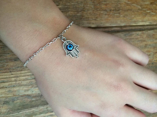 Bracciale con mano fatima - bracciale,